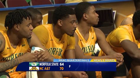 Norfolk State men’s basketball falls short in MEAC tournament quarterfinals