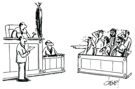 Cartoons: Courtroom Comedy | The Saturday Evening Post
