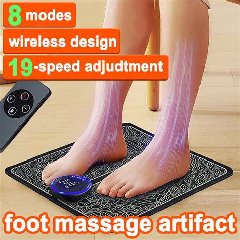 remote control Foot Massager electric foot massager Pad Feet Muscle ...