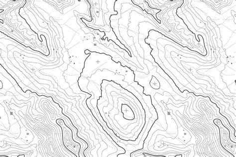 Seamless topographic map vector. | Map vector, Topographic map ...