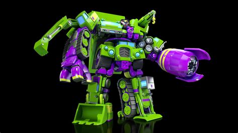 Devastator ! by Romain RevertTransformers Devastator 3D fan art. Original concept by Daniel ...