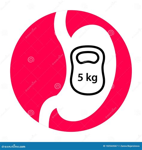 Heaviness in the stomach. stock vector. Illustration of anatomical ...