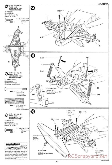 Tamiya - 58061 - Manual • Striker • RCScrapyard - Radio Controlled ...