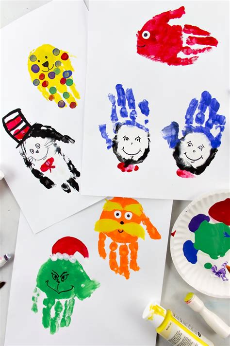 Dr Seuss Handprint Art for Kids that Will Have You Ga-fluppted • Kids Activities Blog