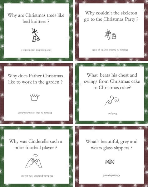 Christmas Cracker Riddles Printable - Riddles Blog