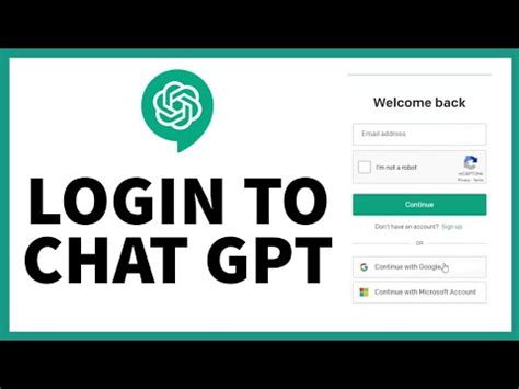 How to Login ChatGPT OpenAI? ChatGPT Login with Email, Google or Microsoft Account 2023 - YouTube