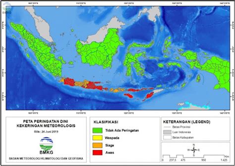 Potensi Kekeringan Meteorologis di Beberapa Wilayah di Indonesia | BMKG