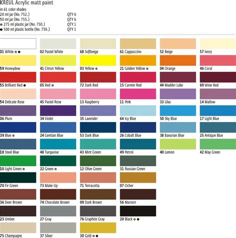 Image result for apple barrel acrylic paint color chart | Paint color ...