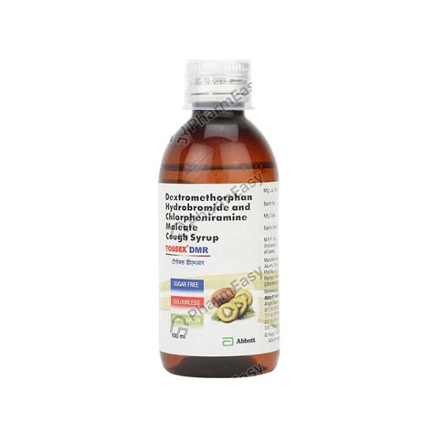 Tossex Dmr Kiwi Flav Sf Syp 100ml - Uses, Side Effects, Dosage, Composition & Price | PharmEasy