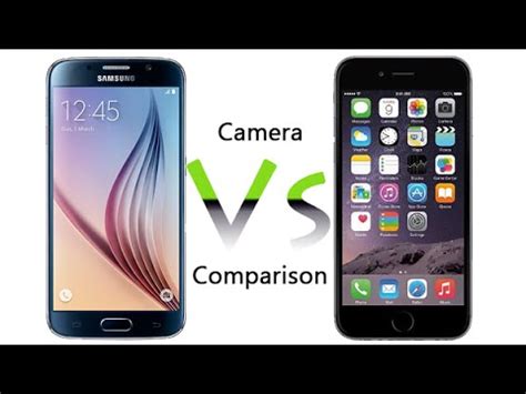 Galaxy S6 vs iPhone 6 - Camera Comparison - YouTube