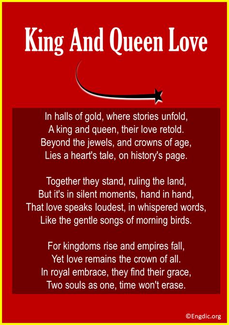 10 Best Short Poems About King - EngDic