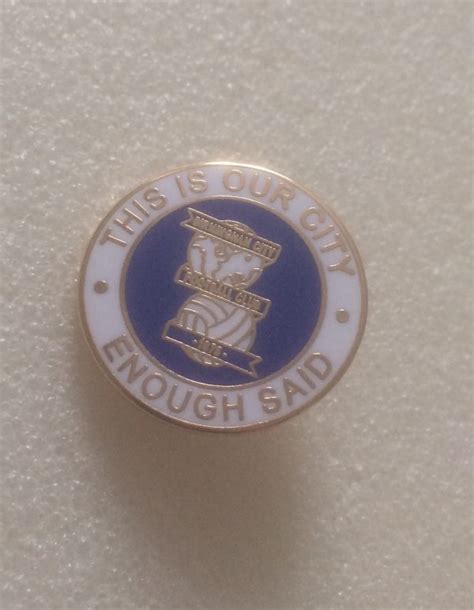 Birmingham City Enamel Badge – This Is Our City (2) – The Brummie Badgeman