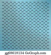 1 Many Dark Footprints On Blue Gradient Background Clip Art | Royalty Free - GoGraph