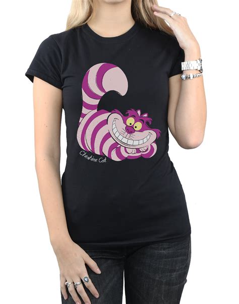 Disney Women's Alice in Wonderland Cheshire Cat T-Shirt | eBay