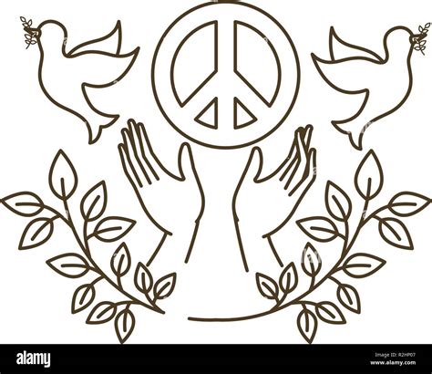 hands receiving symbol of love and peace Stock Vector Image & Art - Alamy