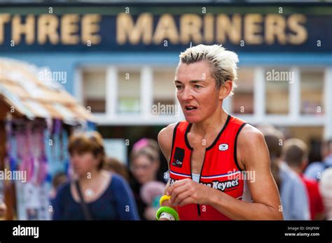 Ironman Tenby September 2014 Stock Photo - Alamy