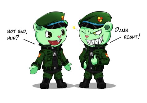 Flippy's New Look by WarGreymon43.deviantart.com on @DeviantArt | Happy tree friends, Happy tree ...