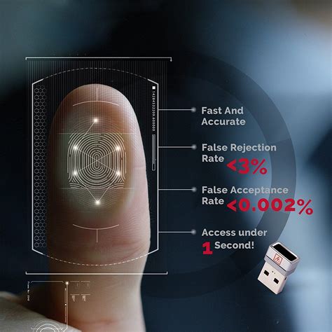 Auslese™ USB Fingerprint Reader | Windows 10 Hello Biometric Fingerprint Scanner For Password ...