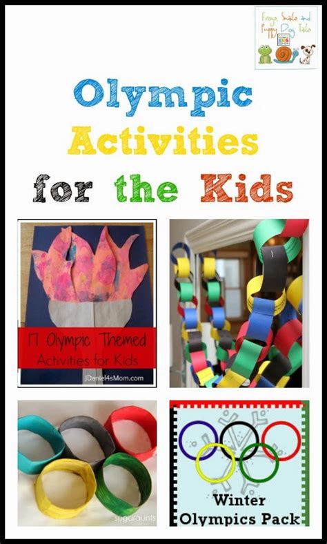 Olympic Activities for Kids - FSPDT