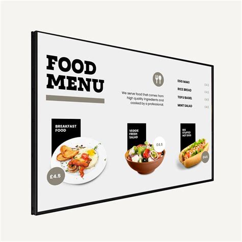 Digital Menu Board | Restaurants & Bars Digital Signage | Luminati