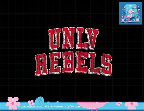 UNLV Rebels Vintage Block Logo Officially Licensed png - Inspire Uplift