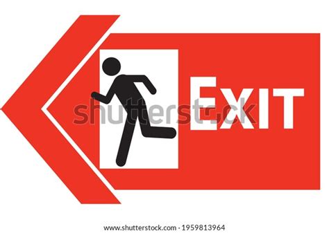 Exit Sign Vector Exit Way Symbol Stock Vector (Royalty Free) 1959813964 | Shutterstock