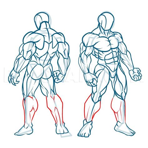 how to draw the human body in 3 easy steps