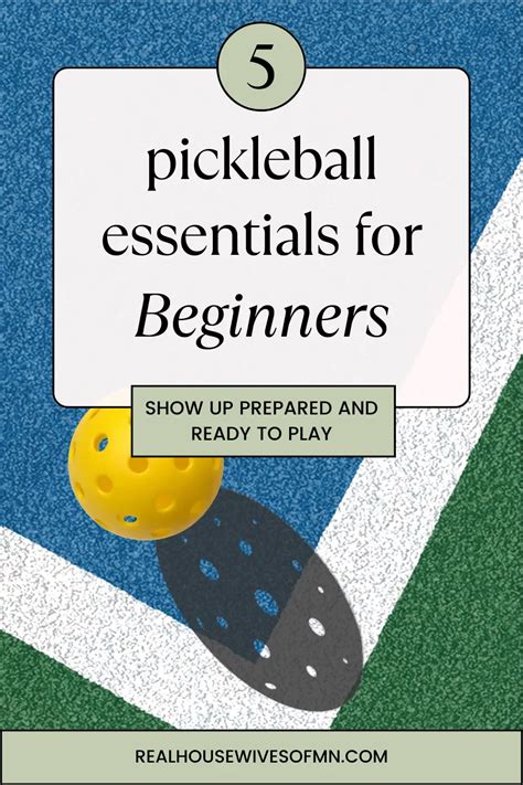 Getting Started with Pickleball: Essential Equipment for Beginners - Real Housewives of Minnesota