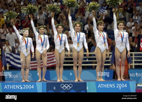 The Olympic Games Athens. 2004 Artistic Gymnastics Stock Photo - Alamy