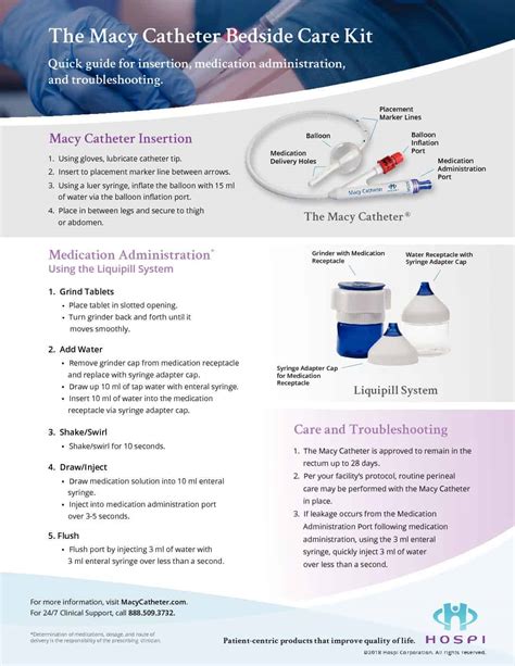 Product Info - The Macy Catheter