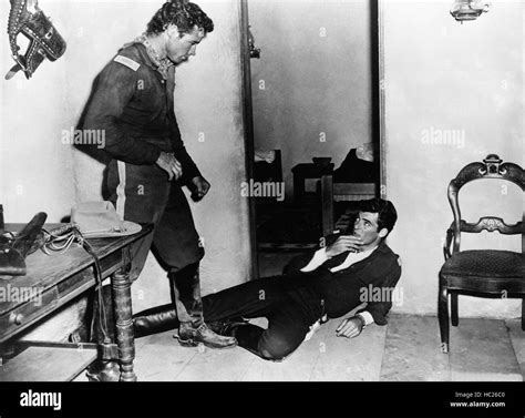 MASSACRE RIVER, from left: Guy Madison, Rory Calhoun, 1949 Stock Photo ...