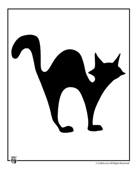 Printable Halloween Cat Template