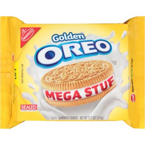 Oreo Golden Mega Stuf Cookies, 13.2 oz - Ralphs