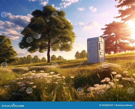 Porta Potty stock illustration. Illustration of majestic - 293682329