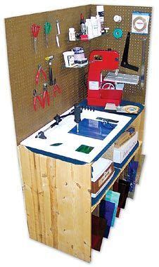 Ideas for Setting Up Your Stained Glass Workshop- I would love to figure out a way where each ...