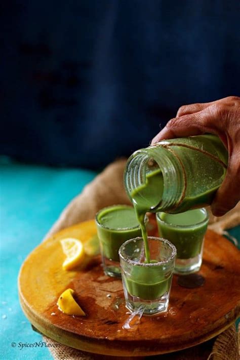 Paan Shots - Refreshing Paan (Betel leaves) Drink - Spices N Flavors