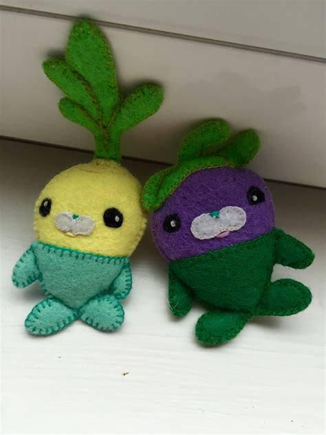 Custom Christmas gift: Tiny felt vegimals! For my Octonauts' fan! | Felt toys, Homeschool crafts ...