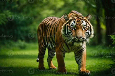 bengal tiger wallpaper ai generated 33130593 Stock Photo at Vecteezy