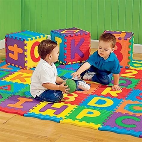 A Z Alphabet Letters Numeral Foam Mat Play Mat Colorful Puzzle Kid Educational Toy-in Mat from ...