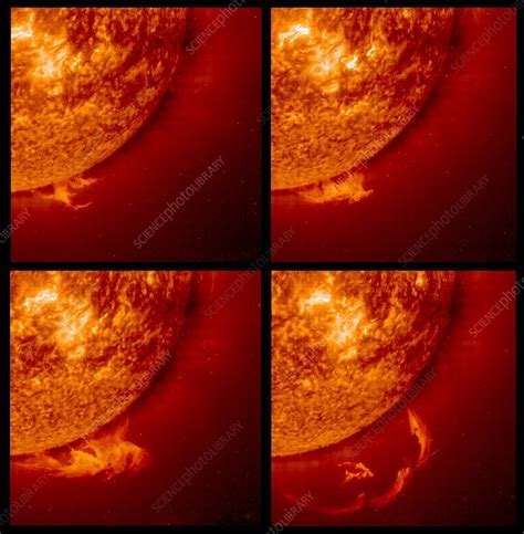 Solar prominence - Stock Image - R530/0113 - Science Photo Library