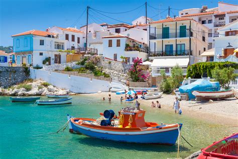 Greek Coastal Town Free Stock Photo - Public Domain Pictures