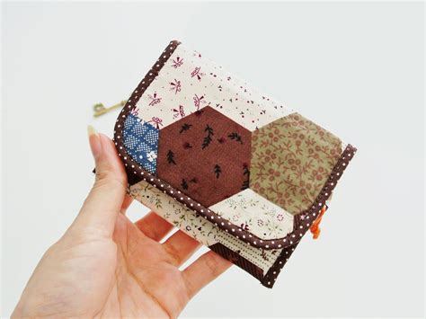 Slim Wallet Keychain Vegan Coin Wallet Keychain Card Holder - Etsy