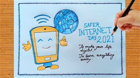 Safer Internet Day Drawing / Safer Internet Day 2021 / Safer Internet ...