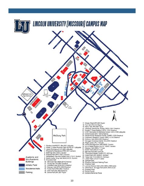 Lincoln Uni Campus Map