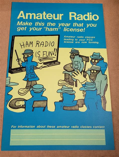 Ham Radio FCC License Poster | Collectors Weekly