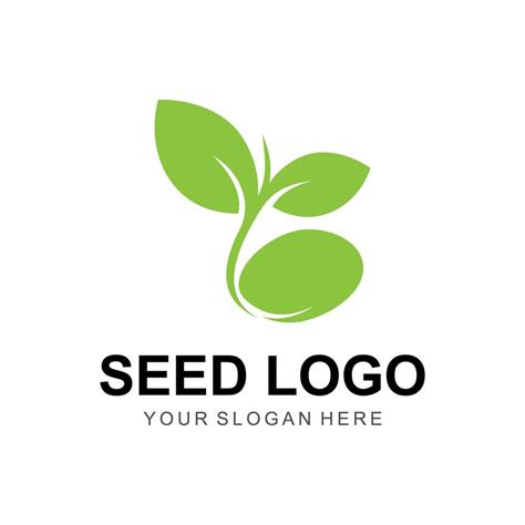 seed vector logo 8222175 Vector Art at Vecteezy
