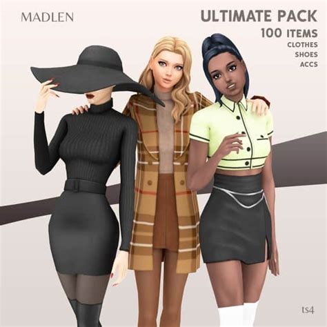 The Ultimate List of Sims 4 CC Packs ( Maxis Match & Free )