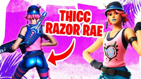 *NEW* THICC Skin Does Sus Fortnite Emotes | RAZOR RAE - YouTube