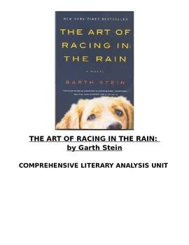 The Art of Racing in the Rain Literature Unit by STownes | TpT