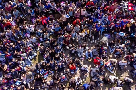 Crowd at the Mulpani Cricket Ground as Nepal qualifies for the T20 World Cup : r/Cricket